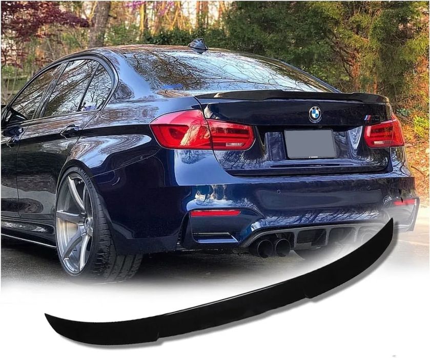 Спойлер за багажник за BMW F30 (2011-2018) M4 Style - черен гланц