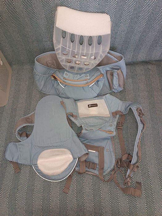 Portbebe, postura ergonomica cu nervuri