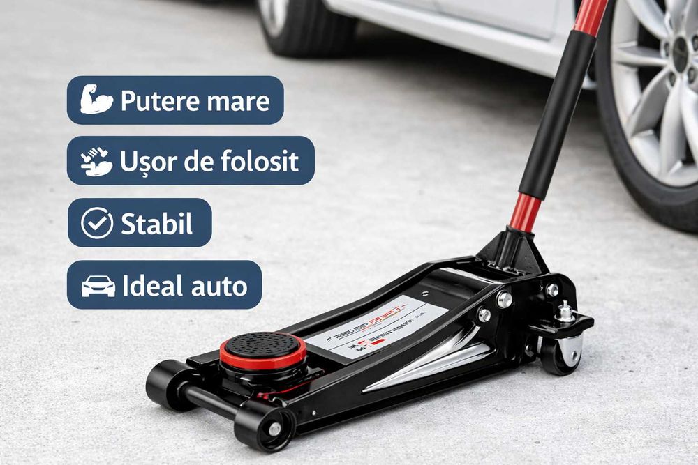 Cric hidraulic 5.5 tone auto profil jos profesional