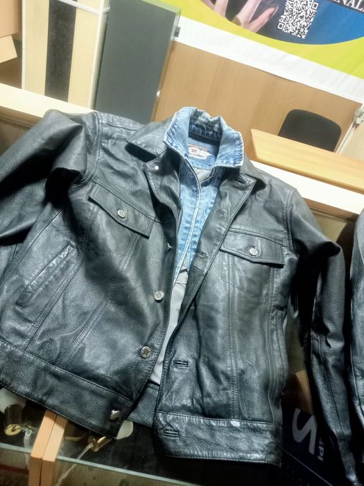 Винтажные кожаные куртки