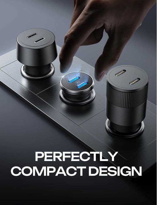 Автомобильное зарядное миниатюрное устройство для телефона LISEN 90W