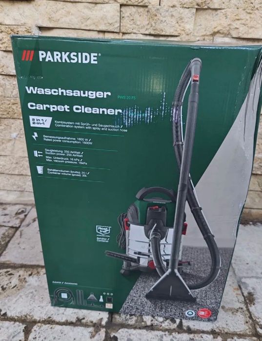 Aspirator injecție-extracție Parkside pentru covoare și tapițerie