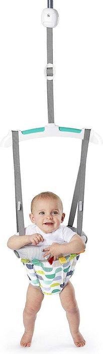 Leagan portabil Bright Starts, Jumper Zig Zag Zebra Door