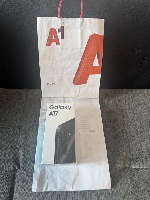 ЗАПЕЧАТАН 128GB Samsung A17 Гаранция A1 до 2027г. Black