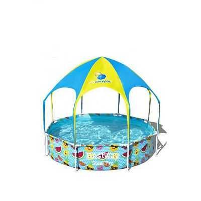 Bestway 56432 BW Каркасный бассейн My  Pool 244х51см с навесом, 1688л