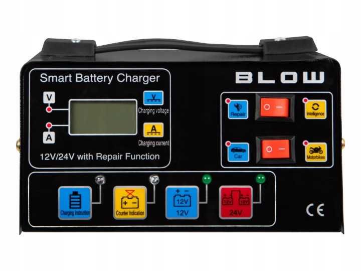 Умно Зарядно за акумулатор 12V/24V Start-Stop и Десулфатизация