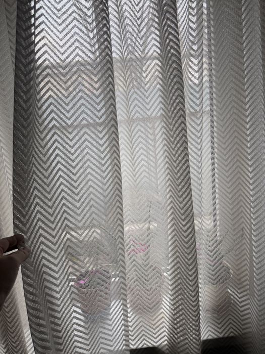 Тюли с гарнинами на люверсах