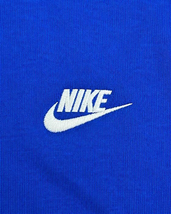Bluză Nike Sportswear Club Fleece bărbați albastră, mărimea XXL, logo brodat