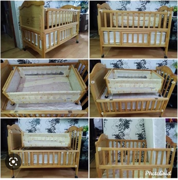 Кровать манеж+люлька