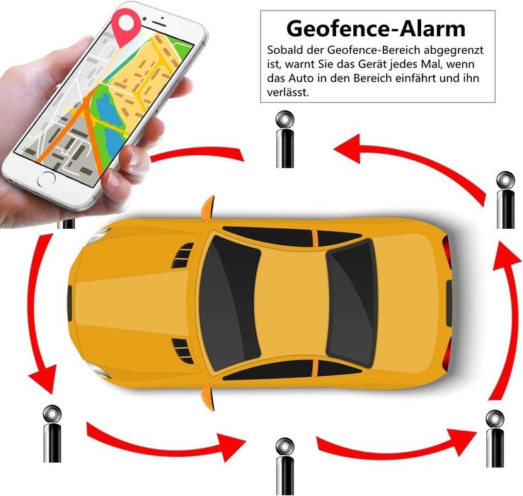 GPS Тракер за кола с безплатно приложение магнит и батерия LEKEMI L11