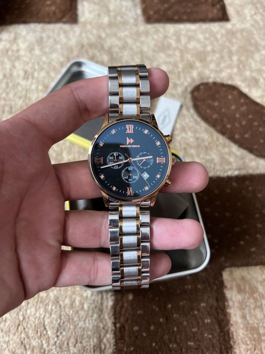 Ceas Bărbătesc Auriu-Argintiu