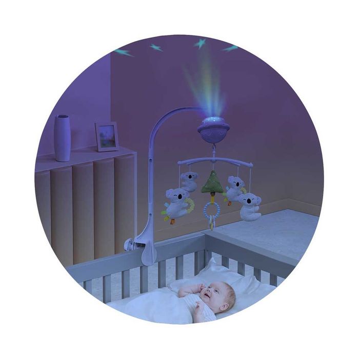 Музикална въртележка за легло и кошара с проектор