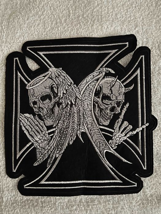 Petic/Patch/Emblema brodat geaca/vesta/etc piele/textil moto/rock/punk