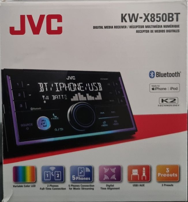 Player auto jvc cu garanție și factura altex