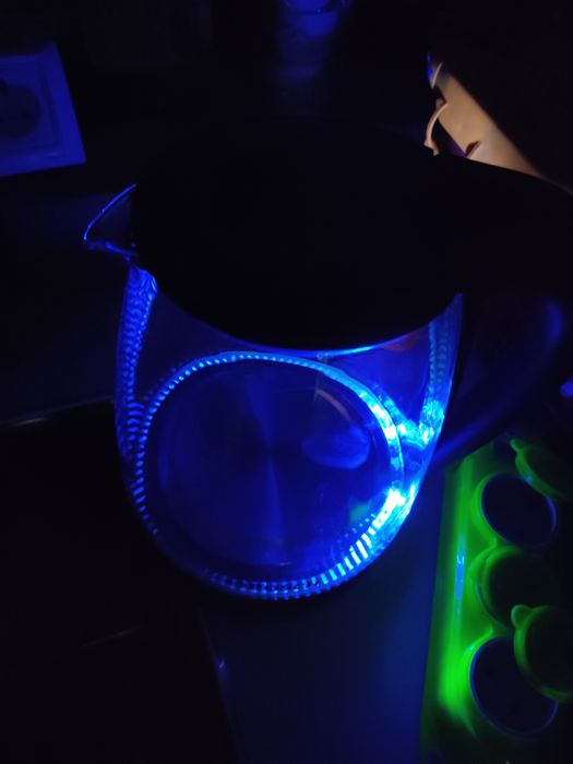 Чайник электрический Тефаль прозрачный стеклянный шиша чойнак