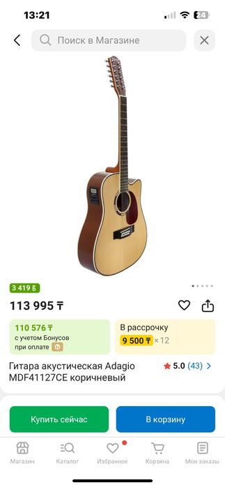 12 струнная гитара