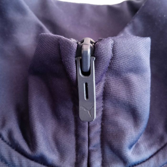 НОВА БЕЗ ЕТИКЕТ FRANCE PUMA Navy Blue Full Zip горница топ суичър худи Франция Пума