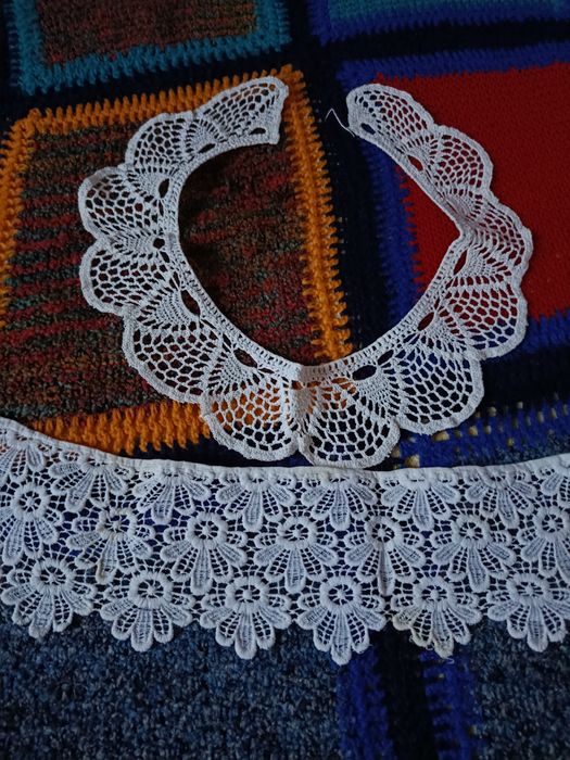 Ажурные белые воротнички ,для формы ,для платья