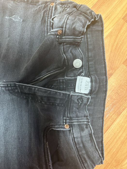 Blugi Zara Kids, Mărimea 13-14 ani (164 cm), Model Distressed