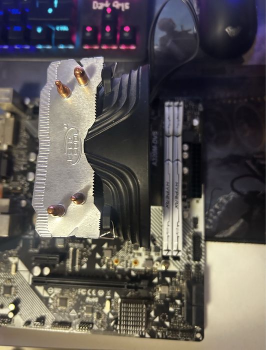 Материнская плата Asrock a320m dvs AM4 процессор оперативная память
