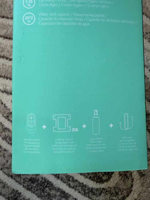 Robot de Spălat Geamuri Haushof – NOU, Sigilat – Pulverizare Automată, Putere 3800 Pa