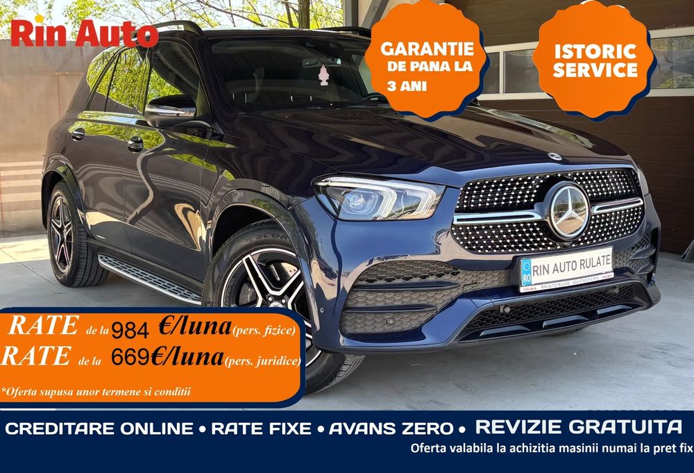 Mercedes-Benz GLE Garantie - TVA 21% - Posibilitate vanzare si in RATE Credit Leasing