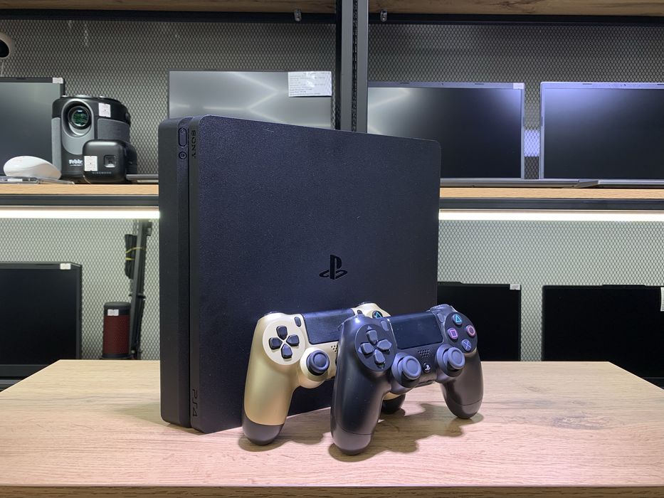 Sony PlayStation 4 Slim, 500 GB, версия 13.02, есть игры, 1276/А10