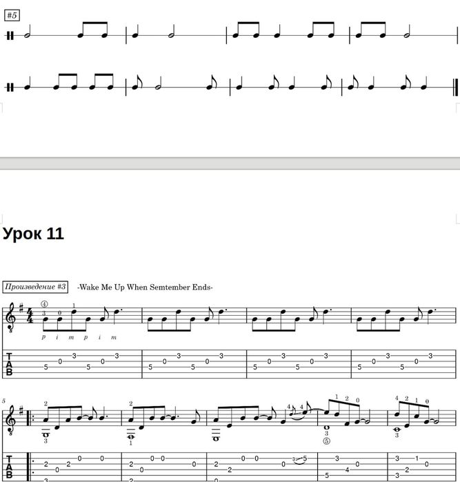 Уроки игры на гитаре