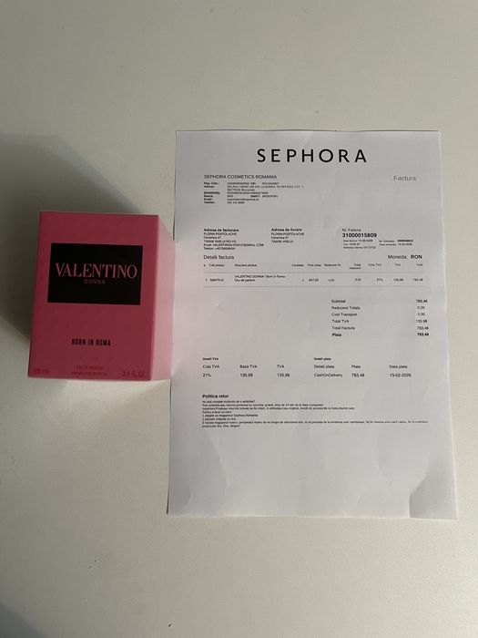 Parfum valentino 100ml