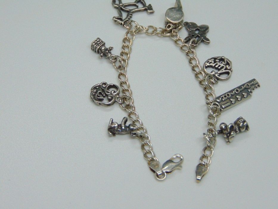 Bratara din argint cu charm uri