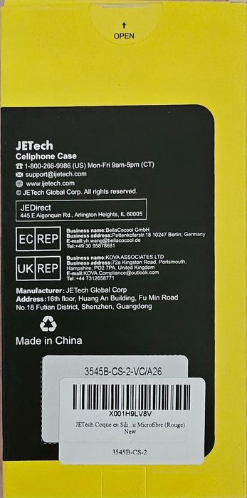 Husă telefon JETech – pentru iPhone 6.7 inch (Nouă, sigilată)