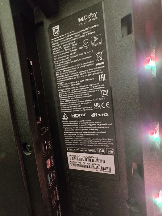 PHILIPS 55 OLED  4K Ultra HD 120 Hz