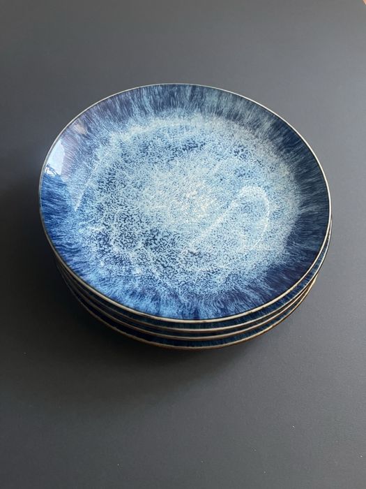 Комплект от 4 сини чинии