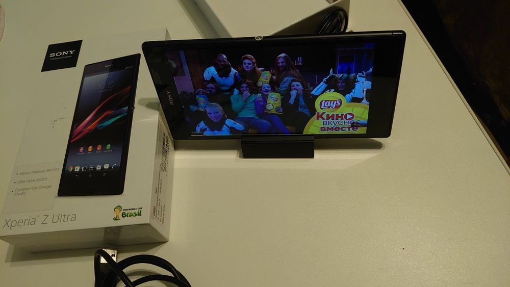 Смартфон, телефон, Флагман легенда Sony Xperia Z Ultra