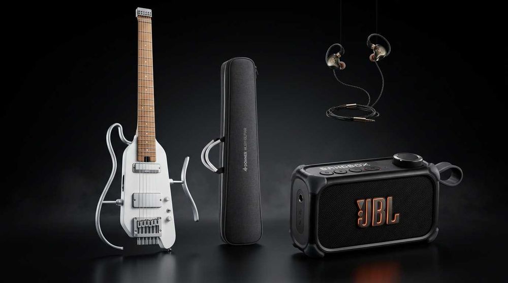 Donner Hush X Pro and JBL BandBox Solo