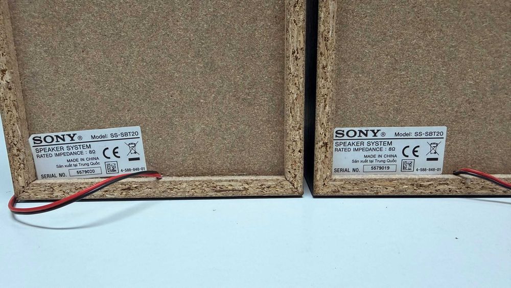 Boxe Raft Sony SS-SBT20 Lemn 8 Ohmi Bookshelf - Sunet Superb