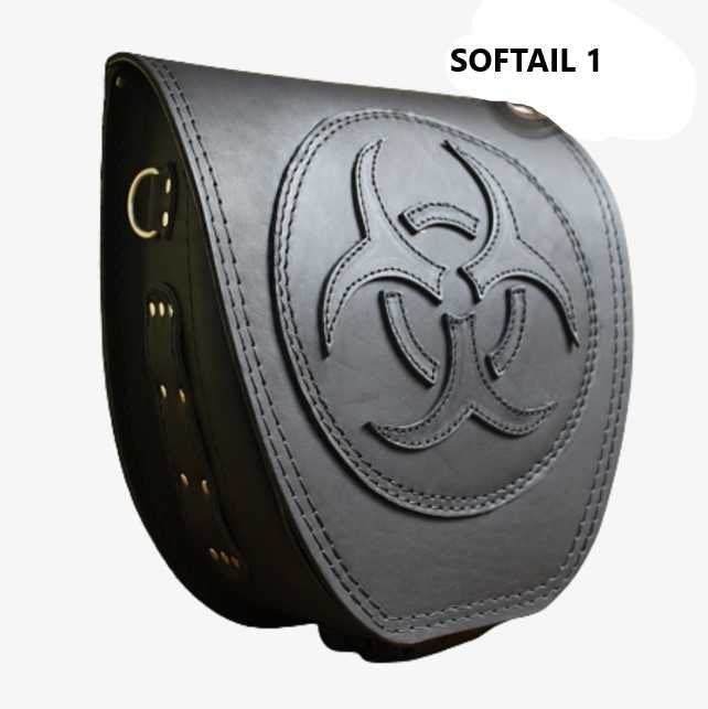 Genti laterale din piele Harley Davidson Sporster/Softail