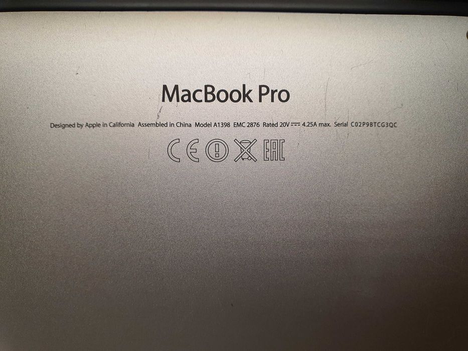 MacBook Pro (Retina, 15-inch, Mid 2014)