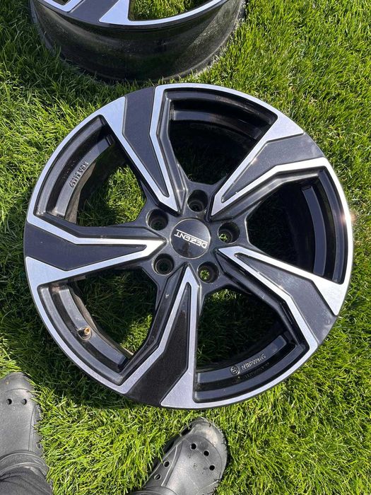 Set 4 jante Skoda 5x112 - 17" impecabile+ anvelope noi vara