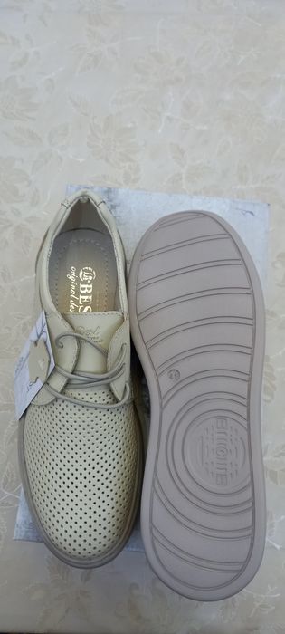 Обувь мужской кожаный летний 41 размер