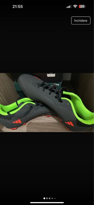 Ghete fotbal , adidas , noi , marimea 43