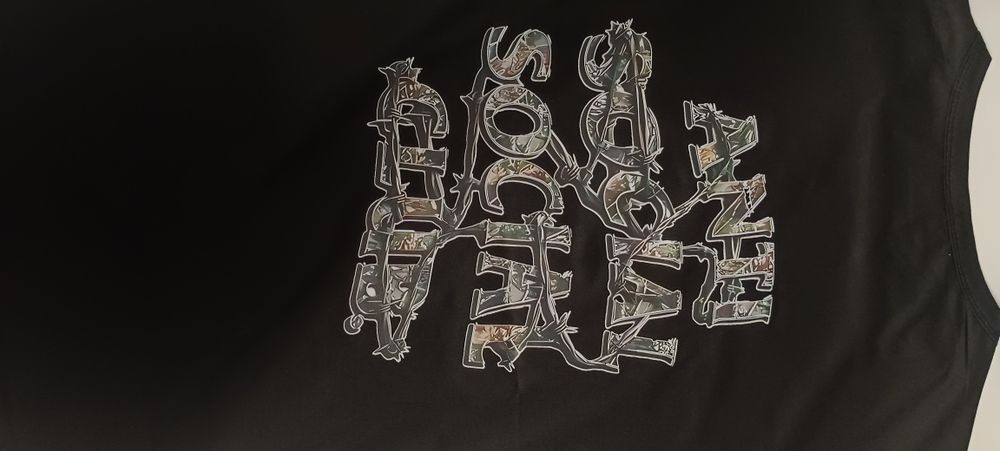 футболка с принтом 100% хлопок