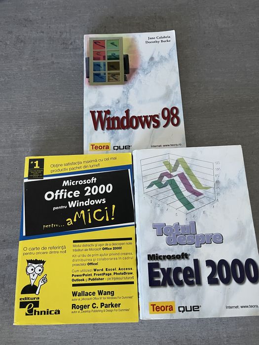 Cărți Windows 98, Office 2000, Excel 2000