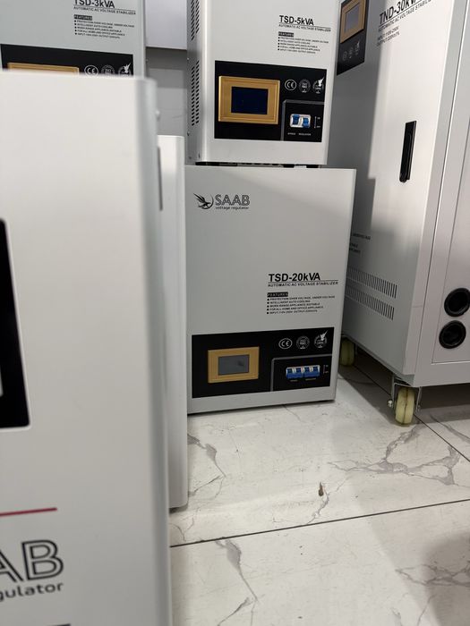 Стабилизатор напряжения SAAB релейный латерный 20 кВт оптом арзон 220w
