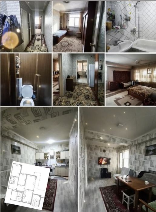 3х комнатная на Тузель 3