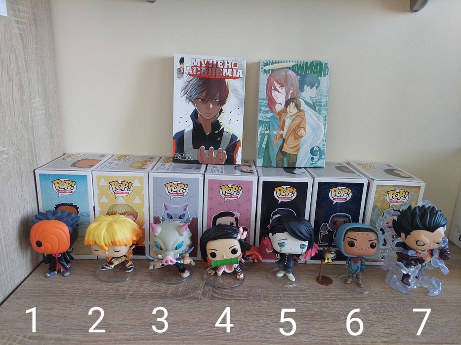 Anime Funko Pop- Demon Slayer, Naruto, One piece