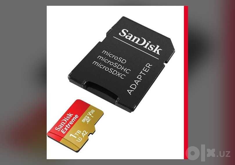 Карта памяти SanDisk Extreme 1 ТБ microSD U3 V30 A2