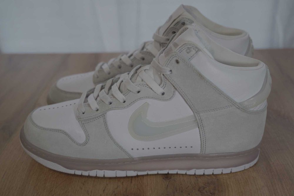 Nike Dunk High x Slam Jam "Pure Platinum" - 45 номер Оригинални!