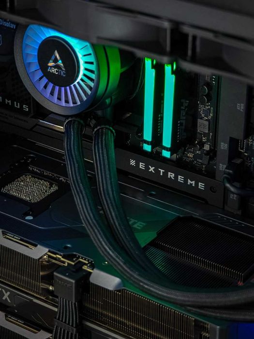 CASE Intel Ultra 9 + RTX 5090 x2 | 64GB DDR5 | 1600W TITANIUM ROG Z890