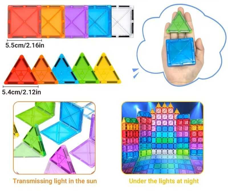 Магнитен конструктор 100части